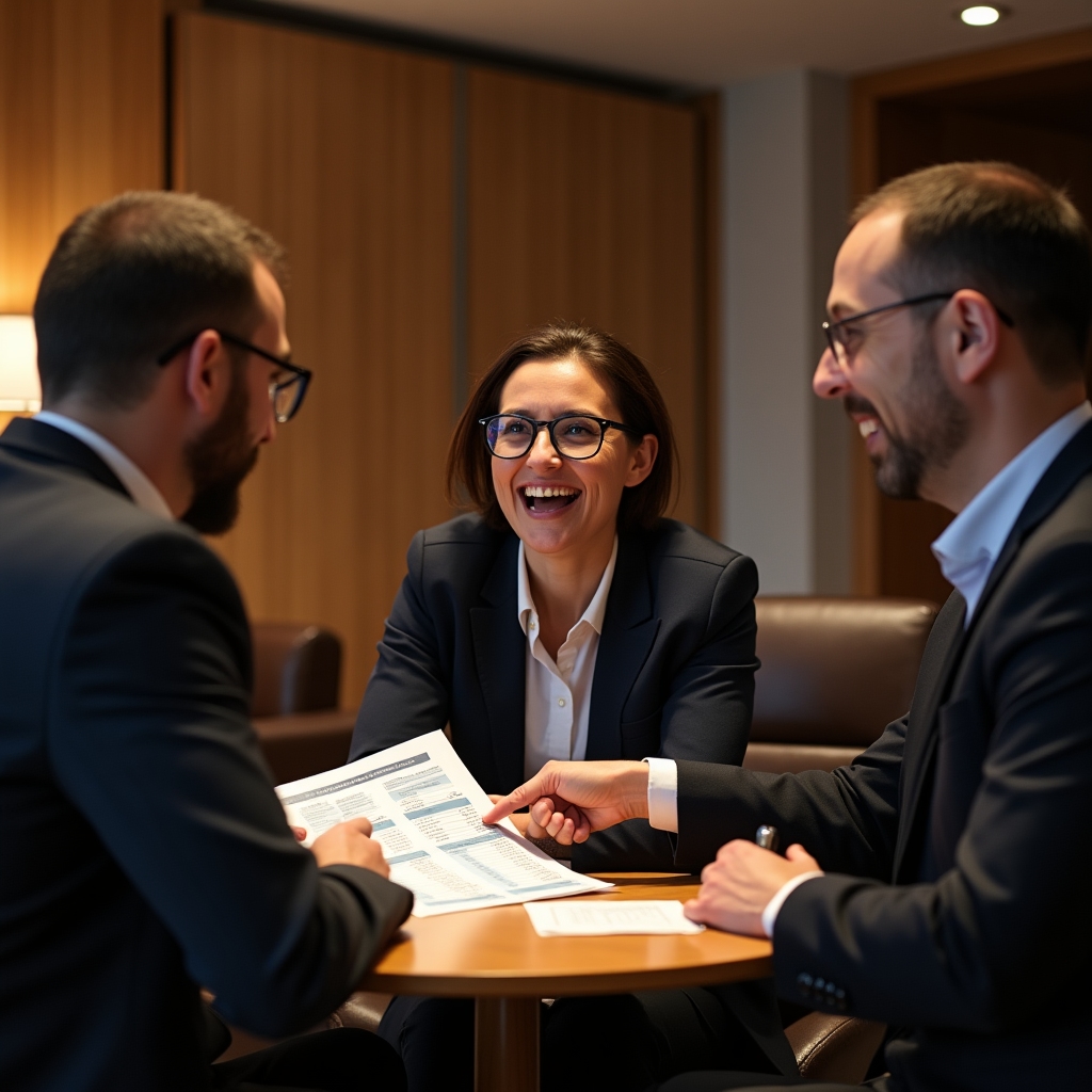 Групповое обсуждение маркетинговых показателей на воркшопе